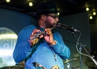 IMG 7830  Selwyn Birchwood (vocal, guitare, lap steel), Regi Olivier (saxophone baryton), Donald &#34;Huff&#34; Wright (basse), Courtney &#34;Love&#34; Girlie (batterie). : 2017, BLUES, CONCERT, COURTNEY GIRLIE, DONALD WRIGHT, JAZZ CLUB LIONEL HAMPTON, REGI OLIVIER, SELWYN BIRCHWOOD