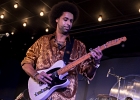 IMG 7835  Selwyn Birchwood (vocal, guitare, lap steel), Regi Olivier (saxophone baryton), Donald &#34;Huff&#34; Wright (basse), Courtney &#34;Love&#34; Girlie (batterie). : 2017, BLUES, CONCERT, COURTNEY GIRLIE, DONALD WRIGHT, JAZZ CLUB LIONEL HAMPTON, REGI OLIVIER, SELWYN BIRCHWOOD