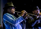 IMG 9606  Big James &#38; The Chicago Playboys  : Big James Montgomery (vocal, trombone), Charles Pryor (trompette), Ed Wooten (guitare, vocal),  Joe &#34;Goldie&#34; Blocker (claviers, vocal), Derrick Bass (basse), Bryan T (batterie)  et en invité Boney Fields (trompette). : BIG JAMES AND THE CHICAGO PLAYBOYS, BLUES, CONCERT, FUNK, JAZZ CLUB LIONEL HAMPTON