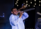 IMG 0656  Glen David Andrews (chant, trombone), Tony Barda (saxophone ténor), Simon Oslender (orgue Hammond), Bart Oostindie (guitare), Jérôme Cardynaals (batterie) : CONCERT, GLEN DAVIS ANDREWS, JAZZ, JAZZ CLUB LIONEL HAMPTON, SOUL, TWOGETHER