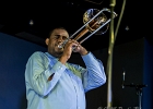 IMG 0659  Glen David Andrews (chant, trombone), Tony Barda (saxophone ténor), Simon Oslender (orgue Hammond), Bart Oostindie (guitare), Jérôme Cardynaals (batterie) : CONCERT, GLEN DAVIS ANDREWS, JAZZ, JAZZ CLUB LIONEL HAMPTON, SOUL, TWOGETHER