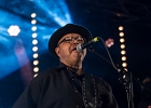 IMG 3119  Larry Garner (chnat, guitare),  Normam Beaker ( guitare), John Price (basse ),  Steve Gibson (batterie) : 2017, BEAUMONT EN VERON, BLUES, BLUES EN RABELAISIE, BLUES ROCK, CONCERT, LARRY GARNER, SOUL