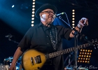 IMG 3120  Larry Garner (chnat, guitare),  Normam Beaker ( guitare), John Price (basse ),  Steve Gibson (batterie) : 2017, BEAUMONT EN VERON, BLUES, BLUES EN RABELAISIE, BLUES ROCK, CONCERT, LARRY GARNER, SOUL