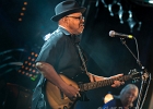 IMG 3125  Larry Garner (chnat, guitare),  Normam Beaker ( guitare), John Price (basse ),  Steve Gibson (batterie) : 2017, BEAUMONT EN VERON, BLUES, BLUES EN RABELAISIE, BLUES ROCK, CONCERT, LARRY GARNER, SOUL