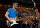 IMG 4083  Mike Brookfield  (guitare, chant), Nicola Casagrande  (batterie),  Gordon Sheridan (basse) : 2017, BLUES ROCK, CHAPELLE DES LOMBARDS, CONCERT, MIKE BROOMFIELD