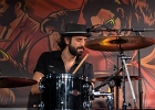 IMG 4098  Mike Brookfield  (guitare, chant), Nicola Casagrande  (batterie),  Gordon Sheridan (basse) : 2017, BLUES ROCK, CHAPELLE DES LOMBARDS, CONCERT, MIKE BROOMFIELD