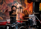 IMG 4110  Mike Brookfield  (guitare, chant), Nicola Casagrande  (batterie),  Gordon Sheridan (basse) : 2017, BLUES ROCK, CHAPELLE DES LOMBARDS, CONCERT, MIKE BROOMFIELD