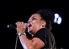20180601-IMG 7706  The Bellrays : Lisa Kekaula (chant),  Robert Vennum (guitare), Bernard Yin (basse), Marty Faragher (batterie) : 2018, CONCERT, GUYANCOURT, LA BATTERIE, ROCK, SOUL, THE BELLRAYS