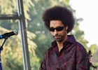 IMG 7776  Selwyn Birchwood (chant, guitare), Regi Oliver (sax baryton, flûte traversière), Courtney Girlie (batterie), Donald « Huuf » Wright (basse) : 2018, BLUES, CONCERT, HARGEVILLE, SELWYN BIRCHWOOD, TRACTEUR BLUES