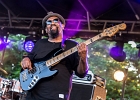 IMG 7815  Selwyn Birchwood (chant, guitare), Regi Oliver (sax baryton, flûte traversière), Courtney Girlie (batterie), Donald « Huuf » Wright (basse) : 2018, BLUES, CONCERT, HARGEVILLE, SELWYN BIRCHWOOD, TRACTEUR BLUES