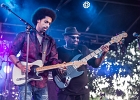 IMG 7839  Selwyn Birchwood (chant, guitare), Regi Oliver (sax baryton, flûte traversière), Courtney Girlie (batterie), Donald « Huuf » Wright (basse) : 2018, BLUES, CONCERT, HARGEVILLE, SELWYN BIRCHWOOD, TRACTEUR BLUES