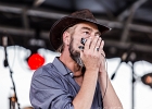 IMG 7869  Just In Blues :  Justine Blue (chant, ukulélé), Harold Wolters (harmonica), Enzo Taguet (guitare) : 2018, BLUES, CHAPET, CONCERT, JUST IN BLUES, TRACTEUR BLUES