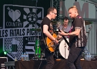 IMG 8366  Laurent Honel (guitare, basse), Yves Giraud (guitare, basse), Jean-Marc Sauvagnargues (batterie, chant),  Paul (chant) : 2018, CONCERT, LES FATALS PICARDS, MALAKOFF, PUNK ROCK, ROCK
