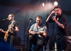 IMG 8387  Laurent Honel (guitare, basse), Yves Giraud (guitare, basse), Jean-Marc Sauvagnargues (batterie, chant),  Paul (chant) : 2018, CONCERT, LES FATALS PICARDS, MALAKOFF, PUNK ROCK, ROCK