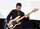 20180629-IMG 8636  Osaka Monaurail : Ryo Nakata (chant, claviers),  Kazuaki  Shimizu (trombone), TaiheiI Awaji (trompette),  Shimon Mukai (sax tenor), Dan Hayami (guitare),  Yuichi Ikeda (guitare), Tsuyoshi Ouchi (basse), Soki Kimura (batterie) : 2018, CONCERT, FUNK, LA DEFENSE JAZZ FESTIVAL, OSAKA MONAURAIL