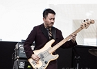 20180629-IMG 8641  Osaka Monaurail : Ryo Nakata (chant, claviers),  Kazuaki  Shimizu (trombone), TaiheiI Awaji (trompette),  Shimon Mukai (sax tenor), Dan Hayami (guitare),  Yuichi Ikeda (guitare), Tsuyoshi Ouchi (basse), Soki Kimura (batterie) : 2018, CONCERT, FUNK, LA DEFENSE JAZZ FESTIVAL, OSAKA MONAURAIL