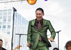 20180629-IMG 8665  Osaka Monaurail : Ryo Nakata (chant, claviers),  Kazuaki  Shimizu (trombone), TaiheiI Awaji (trompette),  Shimon Mukai (sax tenor), Dan Hayami (guitare),  Yuichi Ikeda (guitare), Tsuyoshi Ouchi (basse), Soki Kimura (batterie) : 2018, CONCERT, FUNK, LA DEFENSE JAZZ FESTIVAL, OSAKA MONAURAIL