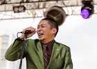 20180629-IMG 8669  Osaka Monaurail : Ryo Nakata (chant, claviers),  Kazuaki  Shimizu (trombone), TaiheiI Awaji (trompette),  Shimon Mukai (sax tenor), Dan Hayami (guitare),  Yuichi Ikeda (guitare), Tsuyoshi Ouchi (basse), Soki Kimura (batterie) : 2018, CONCERT, FUNK, LA DEFENSE JAZZ FESTIVAL, OSAKA MONAURAIL
