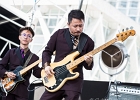 20180629-IMG 8671  Osaka Monaurail : Ryo Nakata (chant, claviers),  Kazuaki  Shimizu (trombone), TaiheiI Awaji (trompette),  Shimon Mukai (sax tenor), Dan Hayami (guitare),  Yuichi Ikeda (guitare), Tsuyoshi Ouchi (basse), Soki Kimura (batterie) : 2018, CONCERT, FUNK, LA DEFENSE JAZZ FESTIVAL, OSAKA MONAURAIL
