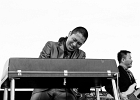 20180629-IMG 8676  Osaka Monaurail : Ryo Nakata (chant, claviers),  Kazuaki  Shimizu (trombone), TaiheiI Awaji (trompette),  Shimon Mukai (sax tenor), Dan Hayami (guitare),  Yuichi Ikeda (guitare), Tsuyoshi Ouchi (basse), Soki Kimura (batterie) : 2018, CONCERT, FUNK, LA DEFENSE JAZZ FESTIVAL, OSAKA MONAURAIL
