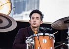 20180629-IMG 8677  Osaka Monaurail : Ryo Nakata (chant, claviers),  Kazuaki  Shimizu (trombone), TaiheiI Awaji (trompette),  Shimon Mukai (sax tenor), Dan Hayami (guitare),  Yuichi Ikeda (guitare), Tsuyoshi Ouchi (basse), Soki Kimura (batterie) : 2018, CONCERT, FUNK, LA DEFENSE JAZZ FESTIVAL, OSAKA MONAURAIL