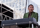 20180629-IMG 8678  Osaka Monaurail : Ryo Nakata (chant, claviers),  Kazuaki  Shimizu (trombone), TaiheiI Awaji (trompette),  Shimon Mukai (sax tenor), Dan Hayami (guitare),  Yuichi Ikeda (guitare), Tsuyoshi Ouchi (basse), Soki Kimura (batterie) : 2018, CONCERT, FUNK, LA DEFENSE JAZZ FESTIVAL, OSAKA MONAURAIL