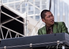20180629-IMG 8679  Osaka Monaurail : Ryo Nakata (chant, claviers),  Kazuaki  Shimizu (trombone), TaiheiI Awaji (trompette),  Shimon Mukai (sax tenor), Dan Hayami (guitare),  Yuichi Ikeda (guitare), Tsuyoshi Ouchi (basse), Soki Kimura (batterie) : 2018, CONCERT, FUNK, LA DEFENSE JAZZ FESTIVAL, OSAKA MONAURAIL