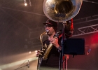 20180806-IMG 9741  Delgres : Pascal Danaë (chant, guitare), Baptiste Brondy (batterie), Rafgee (sousaphone) : 2018, BLUES SUR LA PLAGE, CONCERT, DELGRES, PORNICHET