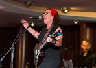 20180912-IMG 0043  Liz Mandeville (chant, guitare, washboard), Toronzo Cannon (chant), Wayne Baker Brooks (guitare, chant), David Forte (basse), Luca Chiellini (claviers), &#34;Pooky Styx» Melvin Carlisle (batterie) : BLUES, CONCERT, EUROPEAN BLUES CRUISE, LIZ MANDEVILLE