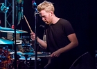 20181126-IMG 1528  Henrik Freischlader (chant, guitare), Moritz Meinschafer (batterie), Armin Alic (basse), Roman Babik claviers), Marco Zugner (sax) : 2018, BLUES, CONCERT, HENRIK FREISCHLADER BAND, NEW MORNING, ROCK