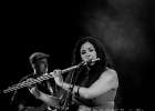 20190119-IMG 2263  Kyla Brox (chant, flute traversière),  Danny Blomeley (basse), Paul Farr (guitare), Marc (batterie) : KILA BROX, TREMBLAY EN FRANCE