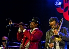 20190130-IMG 2477  Boney Fields (trompette, chant), Jo Champagnon (guitare, chant), Julien Audigier (batterie),  Icheme Zouggart (basse), Rachid Guissous (claviers), Nadége Dumas (saxophones, chant), Pierre Chabrele (trombone) : invités : Charles Pasi (harmonica), Loic Gayot (saxophone solo). : BONEY FIELDS, JAZZ CAFE MONTPARNASSE