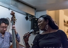 20190207-IMG 2598  Shanna Waterstown (chant), Dushan Di Concilio (piano), Taro Sakakibara (contrebasse) et Demetrius Demas X ( saxophone) et en invitée surprise  Joan Minor (chant) : CAFE UNIVERSEL PARIS, DUSHAN DI CONCILIO, SHANNA WATERSTOWN