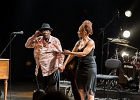 20190322-IMG 3195  Lucky Peterson (chant, guitare, hammond), Shawn Kellerman (guitare), Tim TLee Waites (basse), Raul Valdes (batteur), Rachid Guissous (claviers) et en invité Tamara Peterson (chanteuse) : LUCKY PETERSON, MONTROUGE-LE BEFFROI