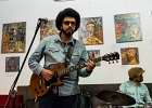 20190513-IMG 3959  Bassam Bellman (chant, guitare), Cyrille Catois (basse),  Karim Bouazza (batterie) avec en invités  :  Dave Herrero (chant, guitare),  Mike Dorman (claviers) : BASSAM BELLMAN, DAVE HERRERO, PARIS-LENOUVO COSMOS