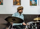 20190513-IMG 3962  Bassam Bellman (chant, guitare), Cyrille Catois (basse),  Karim Bouazza (batterie) avec en invités  :  Dave Herrero (chant, guitare),  Mike Dorman (claviers) : BASSAM BELLMAN, DAVE HERRERO, PARIS-LENOUVO COSMOS