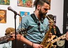 20190513-IMG 4002  Bassam Bellman (chant, guitare), Cyrille Catois (basse),  Karim Bouazza (batterie) avec en invités  :  Dave Herrero (chant, guitare),  Mike Dorman (claviers) : BASSAM BELLMAN, DAVE HERRERO, PARIS-LENOUVO COSMOS