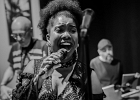 20190530-IMG 4102  Beehann Beehann (chant), Lisbet Guldbaek (chant),  Jessie Lee Houllier (chant), Audrey Lurie (chant), Sophie Proix (chant), Lena Woods (chant),  Laurent Cokelaere (basse), Jean-Do Sallaberry (guitare), Laurian Daire (claviers), Sylvain Fetis (saxophone), Francis Arnaud (batterie) : PARIS-100 ECS, RESPECT SIXTERS