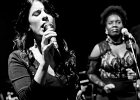 20190530-IMG 4111  Beehann Beehann (chant), Lisbet Guldbaek (chant),  Jessie Lee Houllier (chant), Audrey Lurie (chant), Sophie Proix (chant), Lena Woods (chant),  Laurent Cokelaere (basse), Jean-Do Sallaberry (guitare), Laurian Daire (claviers), Sylvain Fetis (saxophone), Francis Arnaud (batterie) : PARIS-100 ECS, RESPECT SIXTERS