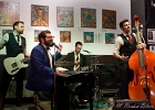 20190607-IMG 4329  Damien Daigneau (Chant, Piano), Matthieu Gastaldi (Batterie, Churs),  Jean-Philippe Soler (Contrebasse, Churs), Tristan Camilleri (Guitare) : MONEY MAKERS (The), PARIS-LENOUVO COSMOS
