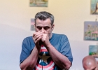 20190708-IMG 5126  Bassam Bellman (chant, guitare, basse), Cyrille Catois (basse), Hervé Koster (batterie), Joseph Champagnon (guitare / chant), Damien Cornelis (claviers, guitare) et invité.e.s de la Jam : BLUES POWER JAM, PARIS-LENOUVO COSMOS