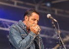 20190805-IMG 5295  Max and the Freaky Buds : Max Genouel (chant, guitare),  Thomas Troussier (harmonica), Hugo Deviers (batterie), Lonj (guitare) : BLUES SUR LA PLAGE, HIUGO DEVIERS, LONJ, MAX AND FREAKY BUDS, MAXIME GENOUEL, PORNICHET, THOMAS TROUSSIER