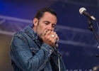 20190805-IMG 5296  Max and the Freaky Buds : Max Genouel (chant, guitare),  Thomas Troussier (harmonica), Hugo Deviers (batterie), Lonj (guitare) : BLUES SUR LA PLAGE, HIUGO DEVIERS, LONJ, MAX AND FREAKY BUDS, MAXIME GENOUEL, PORNICHET, THOMAS TROUSSIER