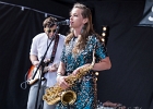20190831-IMG 5603  Maelys Baey (chant, saxophone), Jean Guichemerre (guitare, choeurs), Rémi Grangé (basse, choeurs), Julien Feugas (batterie, choeurs) : MISS BEE AND THE BULLFROGS, NANTES, RENDEZ VOUS DE L ERDRE