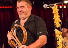 20190913-IMG 5817  Fabio Izquierdo (harmonica, chant, squeeze box), Cedric Le Goff (claviers, chant), Lucas Gautier (guitare, chant), Charlie Duchein (basse, chant), Stéphane Stanger (batterie) : FLYIN SAUCERS, LES LILAS-TRITON (Le), PHILIPPE SAURET