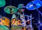 20191011-IMG 6074  Sugaray Rayford (chant), Alastair Greene (guitare), Drake &#34;Munkihaid&#34; Shining (claviers, chant), Allen Markel (basse),  Aaron Liddard (sax), Giles Straw (trompette), Lavell Jones (batterie) : PARIS-PAN PIPER (Le), SUGARAY RAYFORD