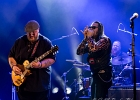 20191019-IMG 6202  Nick Moss (chant, guitare), Dennis Gruenling (harmonica), Rodrigo Da Silva Mantovani (contrebasse, basse), Taylor Streiff (claviers), Patrick Seals (batterie) : DENNIS GRUENLING, NICK MOSS, TREMBLAY EN FRANCE