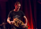 20191111-IMG 6391  Muddy Gurdy : Tia Gouttebel (chant, guitare), Marc Marco Glomeau (percussions), Gilles Chabenat(vielle à roue) : MUDDY GURDY, PARIS-PAN PIPER (Le)
