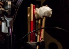 20191111-IMG 6399  Muddy Gurdy : Tia Gouttebel (chant, guitare), Marc Marco Glomeau (percussions), Gilles Chabenat(vielle à roue) : MUDDY GURDY, PARIS-PAN PIPER (Le)