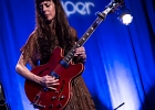 20191111-IMG 6404  Muddy Gurdy : Tia Gouttebel (chant, guitare), Marc Marco Glomeau (percussions), Gilles Chabenat(vielle à roue) : MUDDY GURDY, PARIS-PAN PIPER (Le)